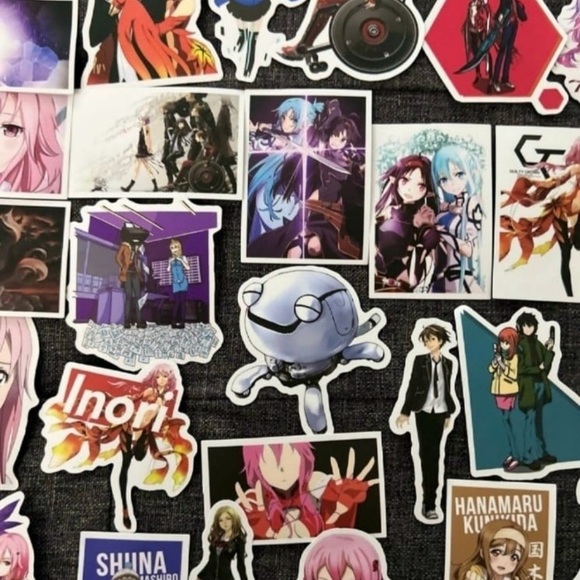 Guilty Crown Anime 50 pcs Sticker Set - Picture 6 of 6